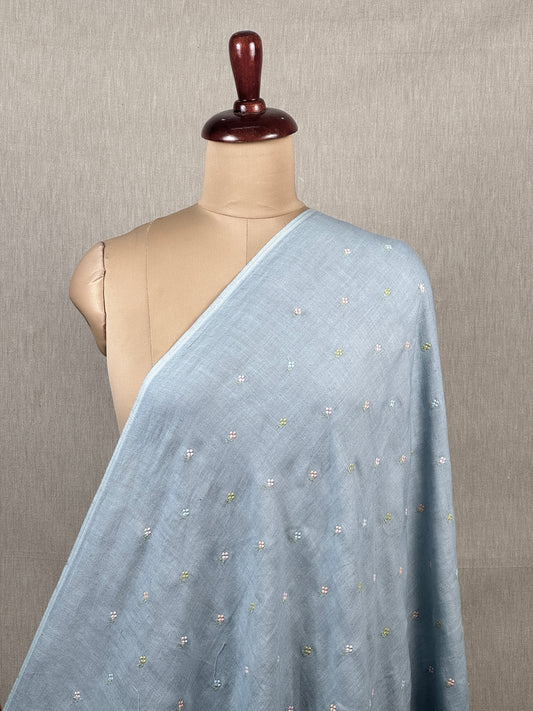 Embroidered 60 Lee Gauze Linen Fabric