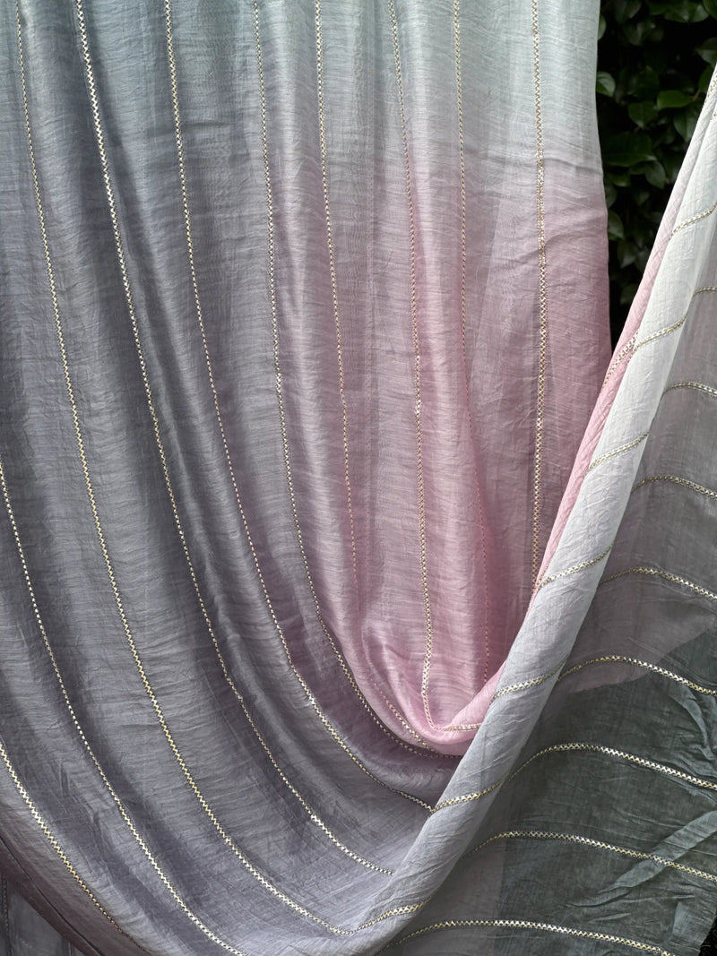 Embroidered 4D Banarasi Chanderi Fabrics