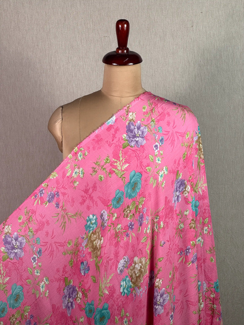 Printed Muslin Fabric