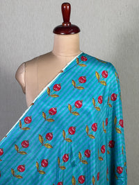 Block Printed Printed Muslin Fabric