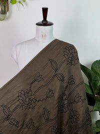 Embroidered 40gm Banarasi Chanderi Fabrics