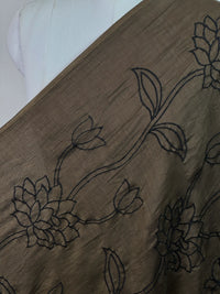 Embroidered 40gm Banarasi Chanderi Fabrics