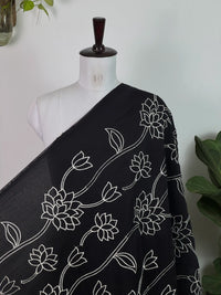 Embroidered 40gm Banarasi Chanderi Fabrics