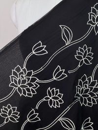 Embroidered 40gm Banarasi Chanderi Fabrics