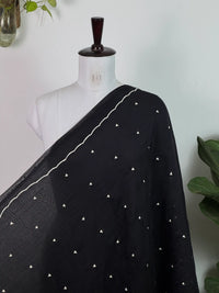 Embroidered 40gm Banarasi Chanderi Fabrics