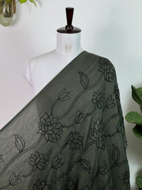 Embroidered 40gm Banarasi Chanderi Fabrics