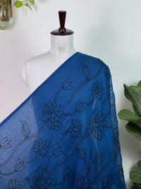 Embroidered 40gm Banarasi Chanderi Fabrics