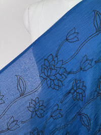 Embroidered 40gm Banarasi Chanderi Fabrics