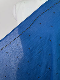 Embroidered 40gm Banarasi Chanderi Fabrics