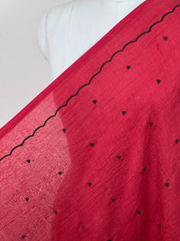 Embroidered 40gm Banarasi Chanderi Fabrics
