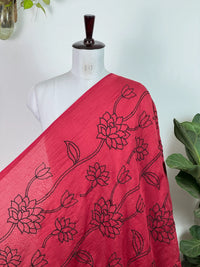 Embroidered 40gm Banarasi Chanderi Fabrics