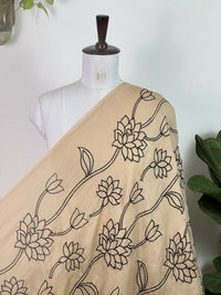 Embroidered 40gm Banarasi Chanderi Fabrics