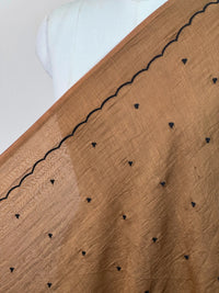 Embroidered 40gm Banarasi Chanderi Fabrics