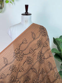 Embroidered 40gm Banarasi Chanderi Fabrics