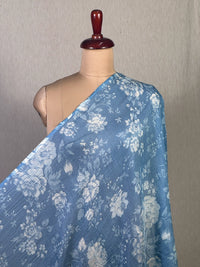 Printed Mul Chanderi Fabric