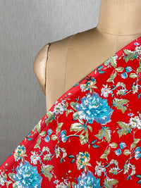 Printed Mul Chanderi Fabrics