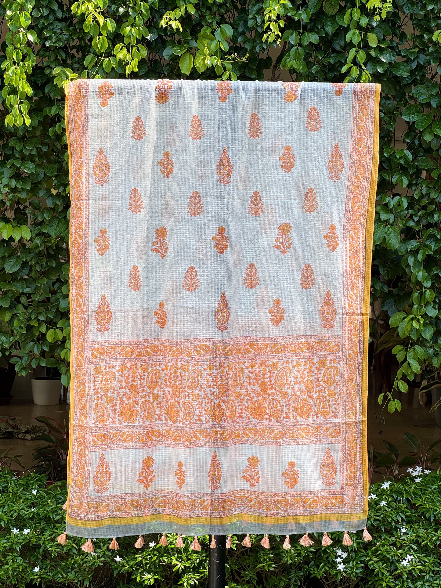 Block Printed Kota Dupatta