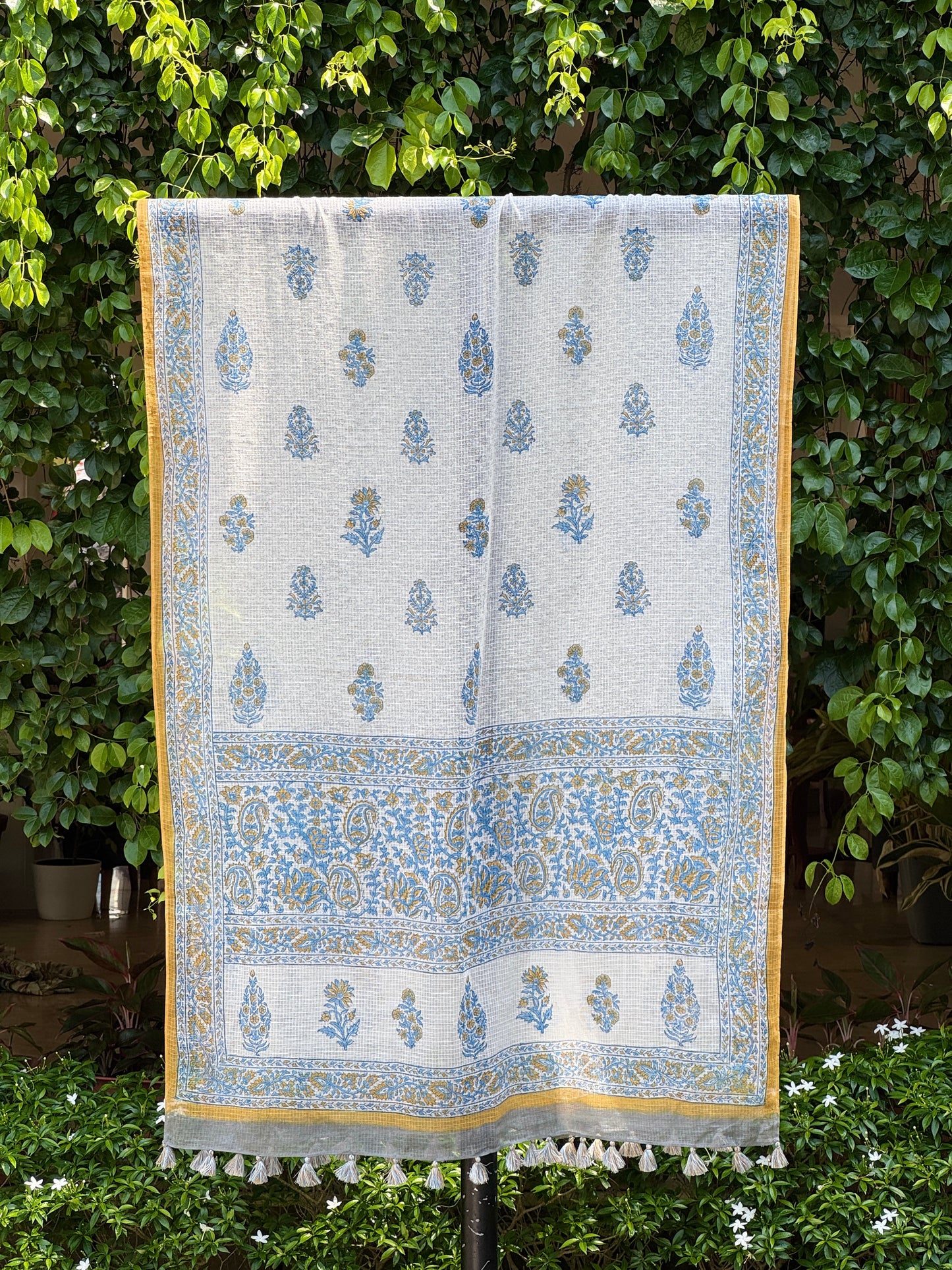 Block Printed Kota Dupatta