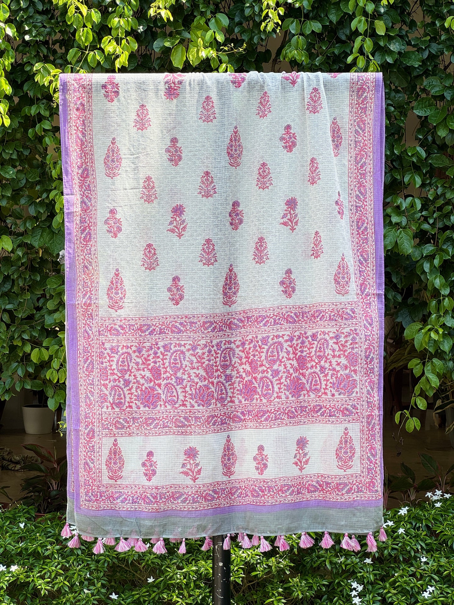 Block Printed Kota Dupatta