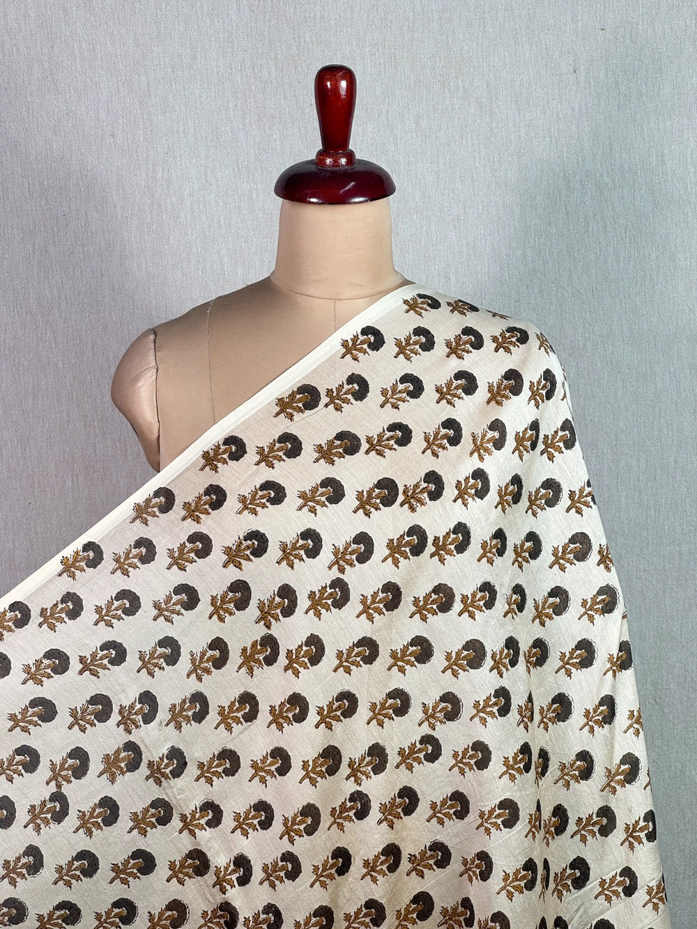 Block-Printed 70gm Banarasi Chanderi Fabrics