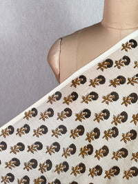 Block-Printed 70gm Banarasi Chanderi Fabrics