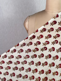 Block-Printed 70gm Banarasi Chanderi Fabrics