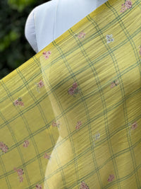 Digital Printed Mul Chanderi Fabric