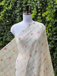 Digital Printed Mul Chanderi Fabric