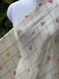 Digital Printed Mul Chanderi Fabric