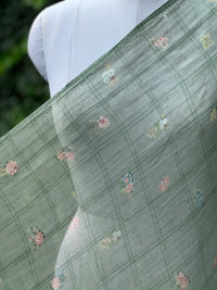 Digital Printed Mul Chanderi Fabric