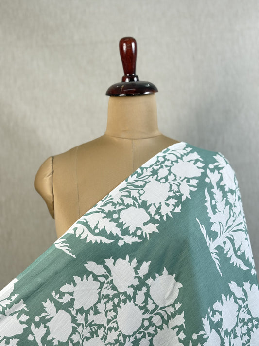 Screen Printed cambric Cotton Fabric