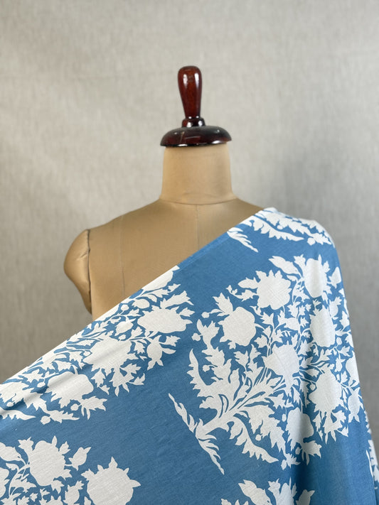 Screen Printed cambric Cotton Fabric