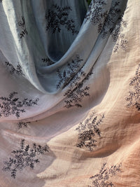 Embroidered 4D Banarasi Chanderi Fabric