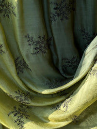 Embroidered 4D Banarasi Chanderi Fabric