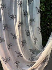 Embroidered 4D Banarasi Chanderi Fabric