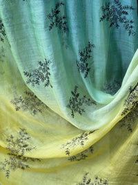 Embroidered 4D Banarasi Chanderi Fabric