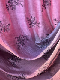 Embroidered 4D Banarasi Chanderi Fabric