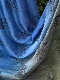 Embroidered 4D Banarasi Chanderi Fabric