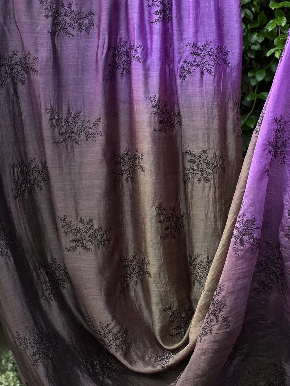 Embroidered 4D Banarasi Chanderi Fabric