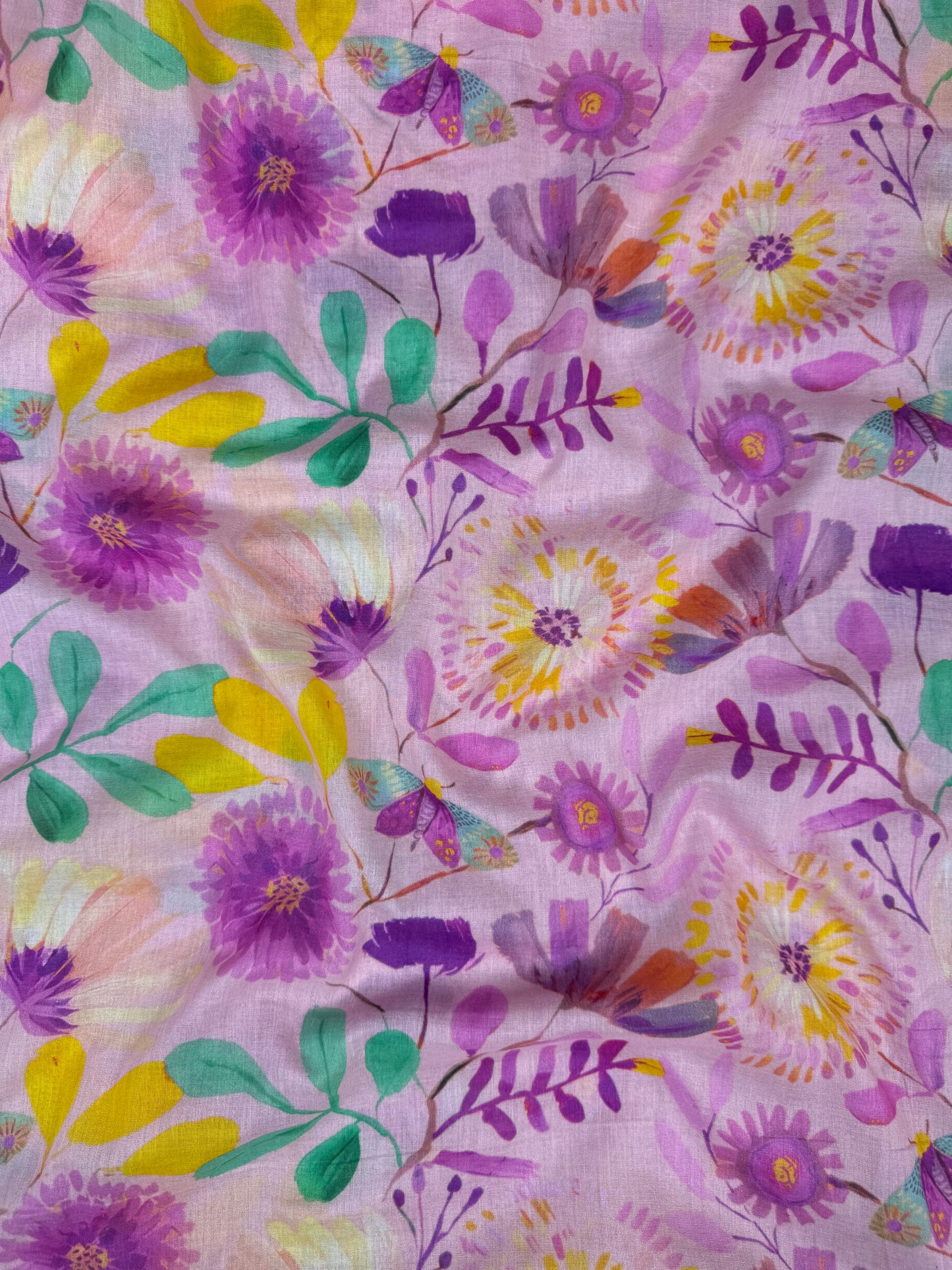 Digital Printed Mulmul Fabrics