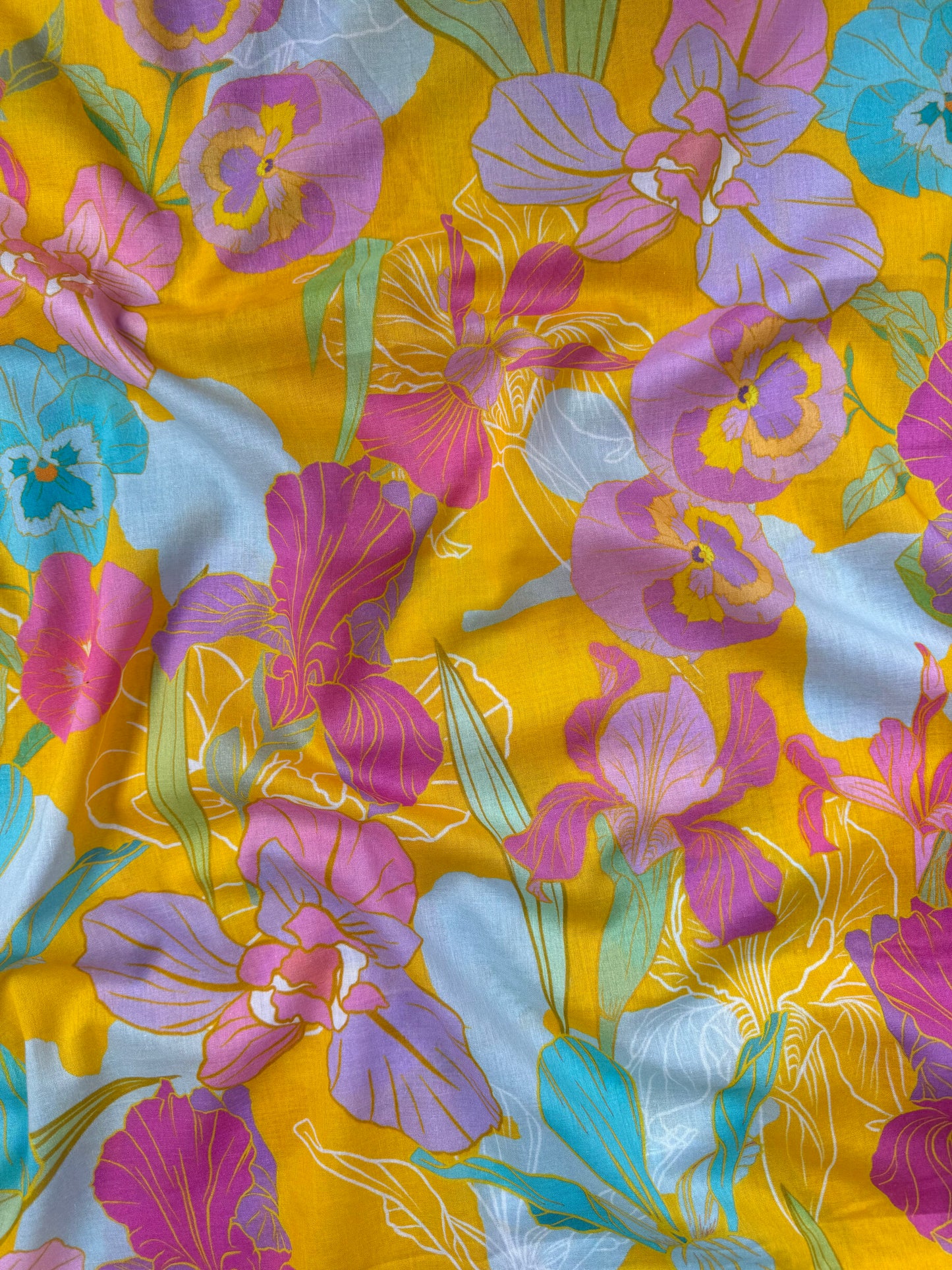 Digital Printed Mulmul Fabrics