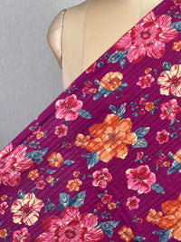 Printed Pintuck Cotton Fabrics
