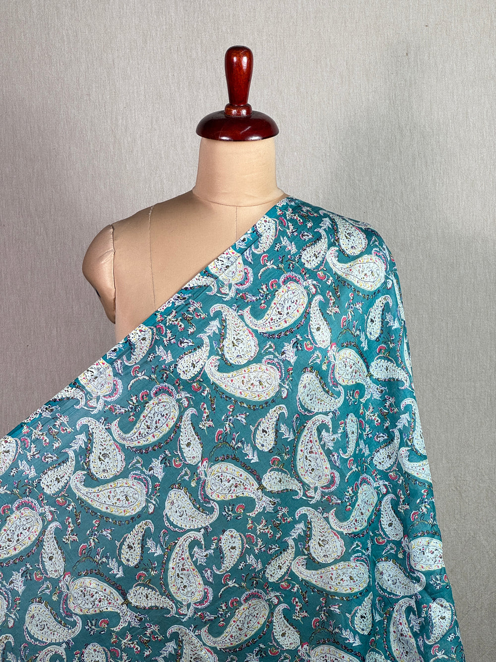 Printed Mul Chanderi Fabrics