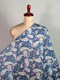 Printed Mul Chanderi Fabrics