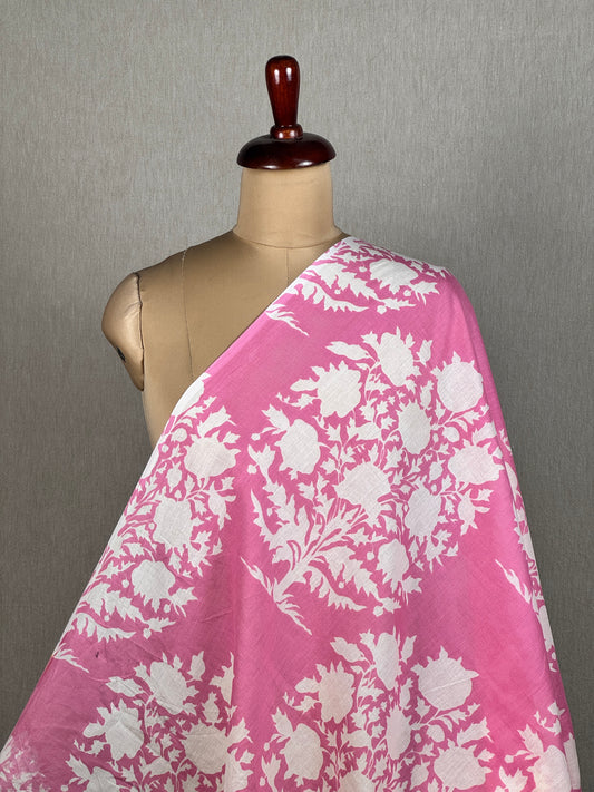 Printed Mulmul Cotton  Fabric