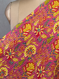 Printed Pintuck Cotton Fabrics