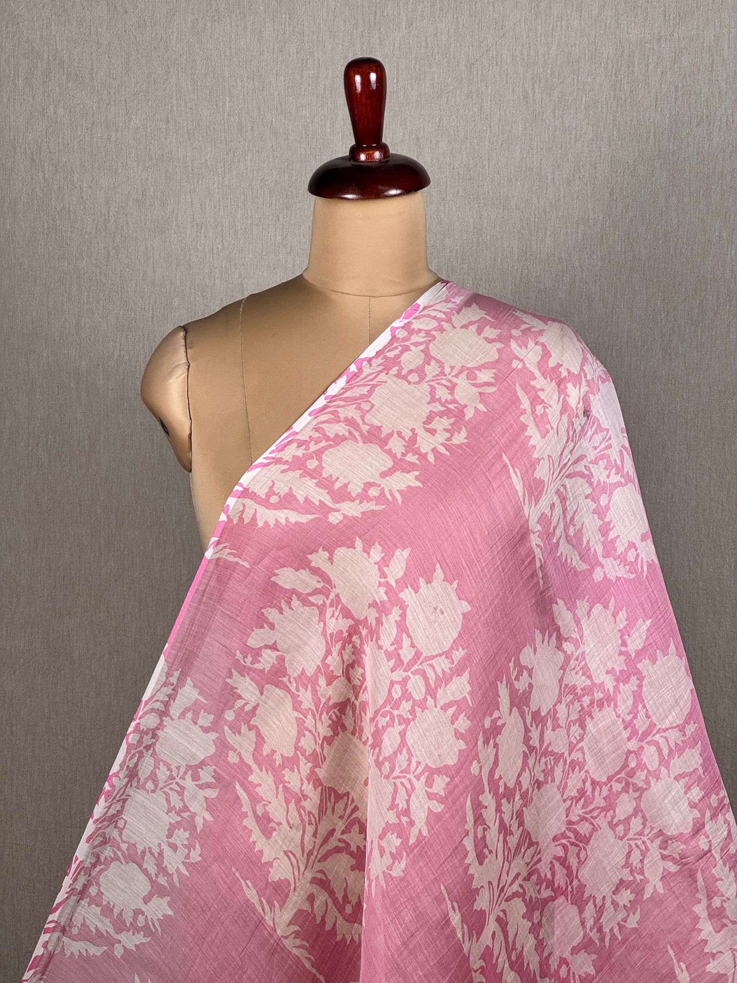 Printed Mul Chanderi Fabric