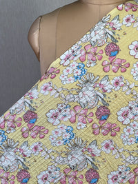 Printed Pintuck Cotton Fabrics