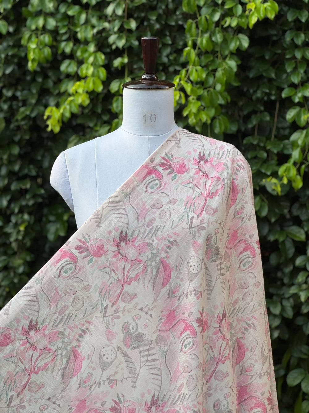 Digital Printed Cotton  Linen Fabric