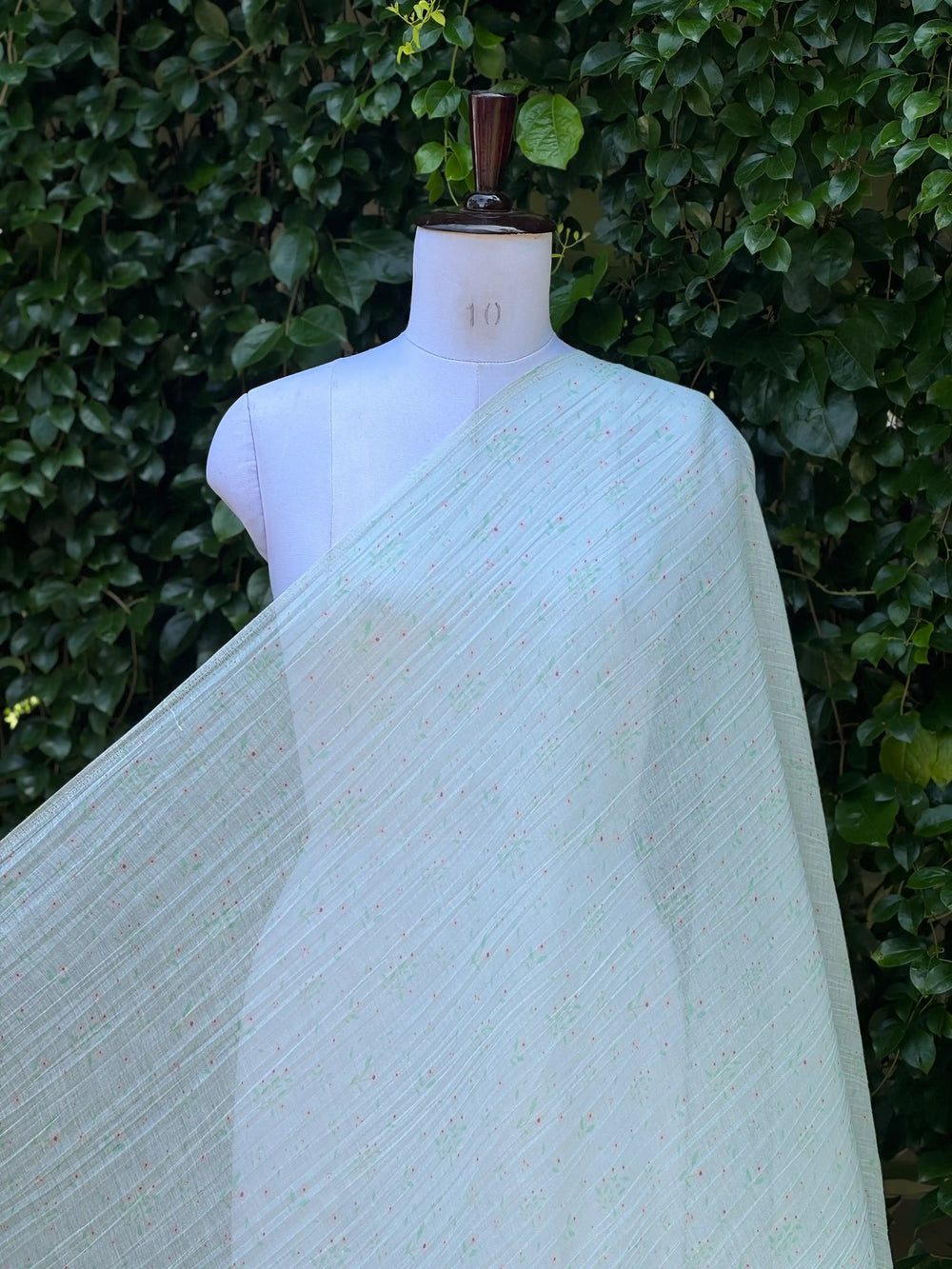Digital Printed Banarasi Mul Chanderi Fabric